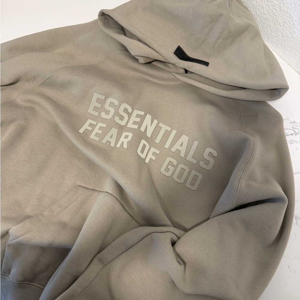 Essentials Fear of God Hoodie in seal